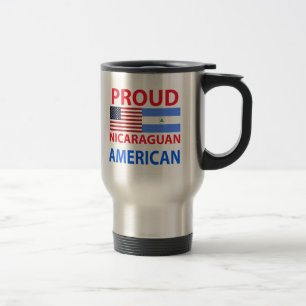 Mug De Voyage Américain de Nicaragua fier