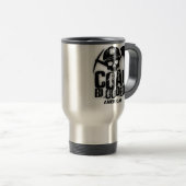 MUG DE VOYAGE AMÉRICAIN DU CHARBON BLOODED (Devant droit)