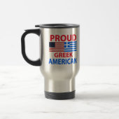 Mug De Voyage Américain grec fier (Gauche)