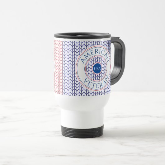 MUG DE VOYAGE Américain VÉTÉRAN (Devant droit)