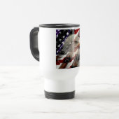 Mug De Voyage American Eagle Drapeau Voyage Mug (Devant gauche)