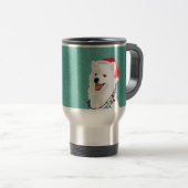 Mug De Voyage American Eskimo Samoyé mignon Chien Chien Chien Ch (Devant droit)