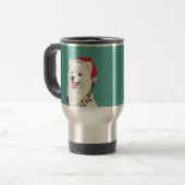 Mug De Voyage American Eskimo Samoyé mignon Chien Chien Chien Ch (Devant gauche)