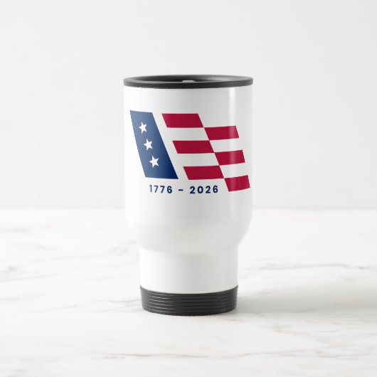 Mug De Voyage American Flag Icon (Centre)