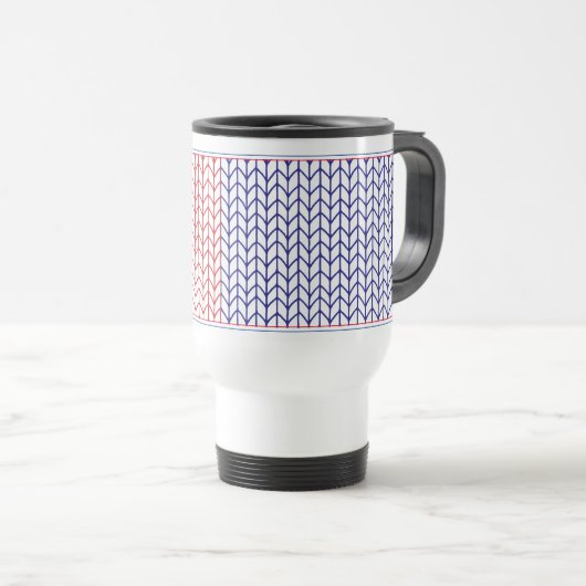 Mug de voyage AMERICAN KNIT (Devant droit)