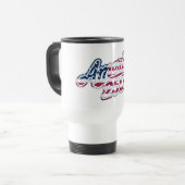Mug De Voyage Amérique 250 Drapeau Script Semiquincentennial Des (Devant gauche)