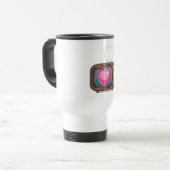 Mug De Voyage Amour à la télé (Devant gauche)