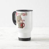 Mug De Voyage Amour de cacao d'ours de fille (Devant gauche)