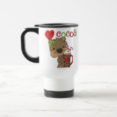 Mug De Voyage Amour de cacao d'ours de fille (Gauche)