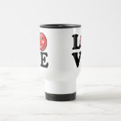 Mug De Voyage Amour de drapeau de sourire de la Turquie (Centre)