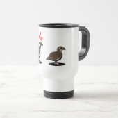 Mug De Voyage Amour de grouse sage (Devant droit)