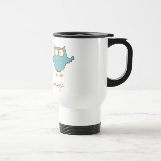 Mug De Voyage amour de hibou vous (Droite)