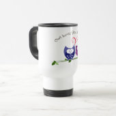 Mug De Voyage Amour de hibou vous pour toujours (Devant gauche)