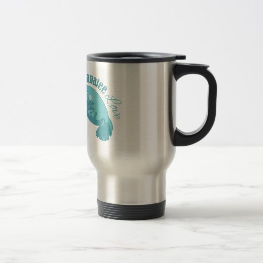 Mug De Voyage Amour de lamantin (Droit)