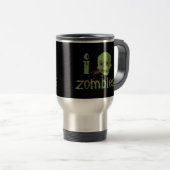 Mug De Voyage Amour de zombi (Devant droit)