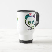 Mug De Voyage Amour Panda® (Devant droit)