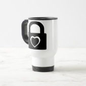 Mug De Voyage amour verrouillé (Devant gauche)