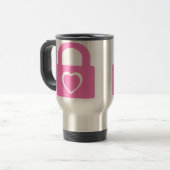 Mug De Voyage amour verrouillé (Devant gauche)