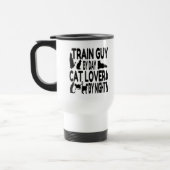 Mug De Voyage Amoureux des chats Train Guy (Gauche)