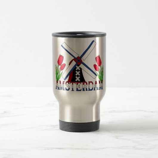 Mug De Voyage Amsterdam Pays-Bas (Centre)