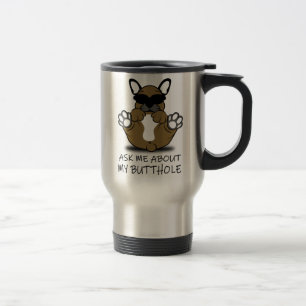 Mug De Voyage AMUSANT BULLDOG FRANÇAIS, cadeau Bulldog français