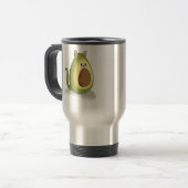 Mug De Voyage Amusant chat Avocado mignon Ado graphique tendance (Devant gauche)