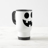 Mug De Voyage Amusant Halloween Face Bumkin Smile (Devant gauche)