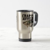 Mug De Voyage Amusante attitude de merle de pêche (Devant droit)