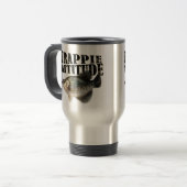 Mug De Voyage Amusante attitude de merle de pêche (Devant gauche)