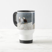 Mug De Voyage Amusants aigles et mouettes (Devant gauche)
