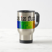 Mug De Voyage amusement d'iz de foniks (Devant droit)
