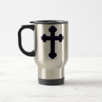 Ancienne croix chrétienne violette