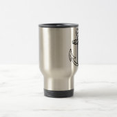 Mug De Voyage Ancre noire et blanche (Centre)