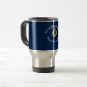Mug De Voyage Ancre personnalisée de l'État de Floride (Devant gauche)