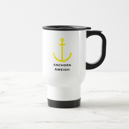 Mug De Voyage Ancres Aweigh (Droite)