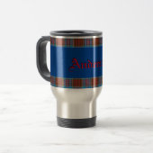 Mug De Voyage Anderson Crest W/ Anderson Tartan (Devant gauche)