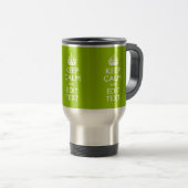 Mug De Voyage Android Green Keep Calm Have Your (Devant droit)
