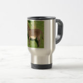 Mug De Voyage Âne avec la ceinture dans le cou (Devant droit)
