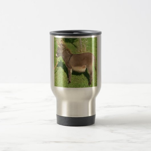 Mug De Voyage Âne avec la ceinture dans le cou (Centre)