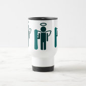 Mug De Voyage ange de snowboard (Centre)