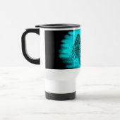 Mug De Voyage Angel Eros en amour, design noir et vert (Gauche)