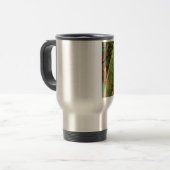 Mug De Voyage Angel tenant une branche florale (Devant gauche)