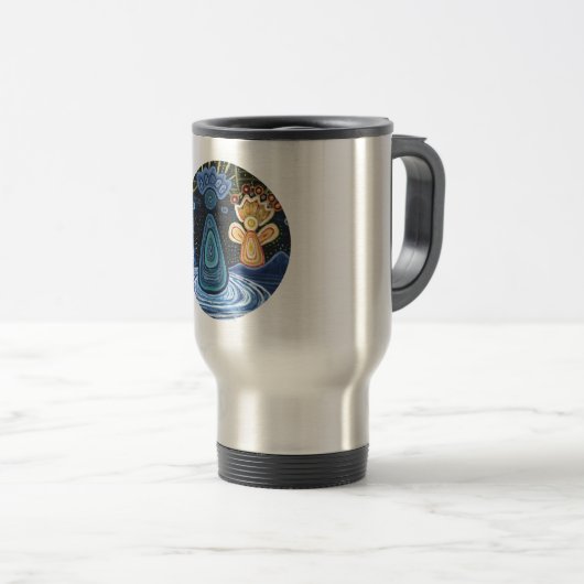 Mug De Voyage Angels Acier inoxydable 444 ml Voyage/Mug de navet (Devant droit)