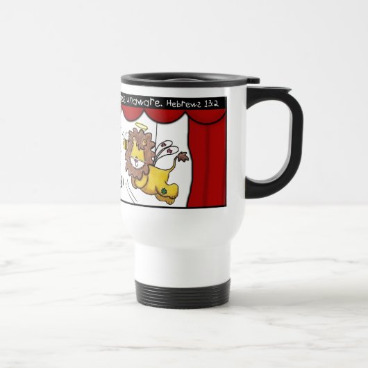 Mug De Voyage Anges de Lion et d'Agneau (Droite)
