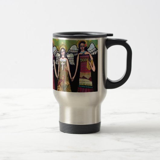 Mug De Voyage Anges mexicains par Heather Galler (Droit)