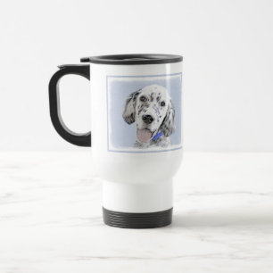 Mug De Voyage Anglais Setter Blue Belton Peinture Chien Art