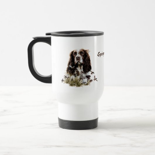 Mug De Voyage Anglais Springer Spaniel (Gauche)