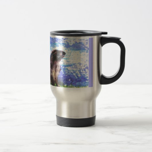 Mug De Voyage Animal Art Sparkly River Otter (Droit)