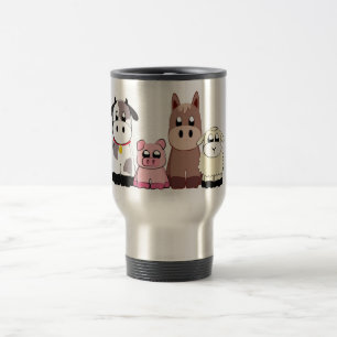 Mug De Voyage Animaux de ferme mignons
