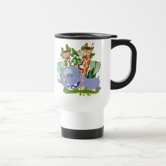Mug De Voyage Animaux mignons de safari (Droite)